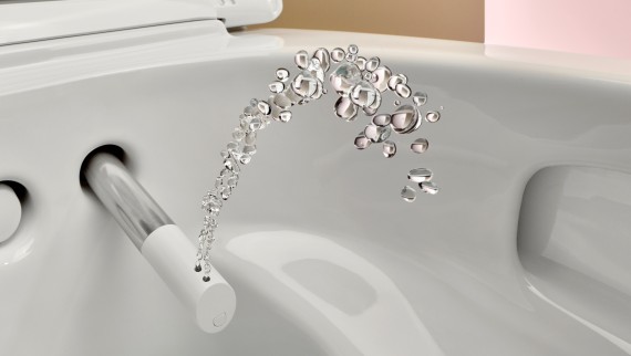 Geberit AquaClean, shower toilet with spray nozzle Geberit AquaClean, shower toilet with spray nozzle