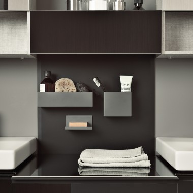 Geberit Acanto magnet board storage boxes (© Geberit)