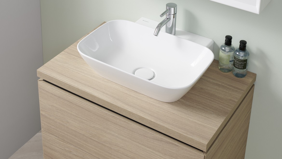 Geberit ONE lay-on washbasin