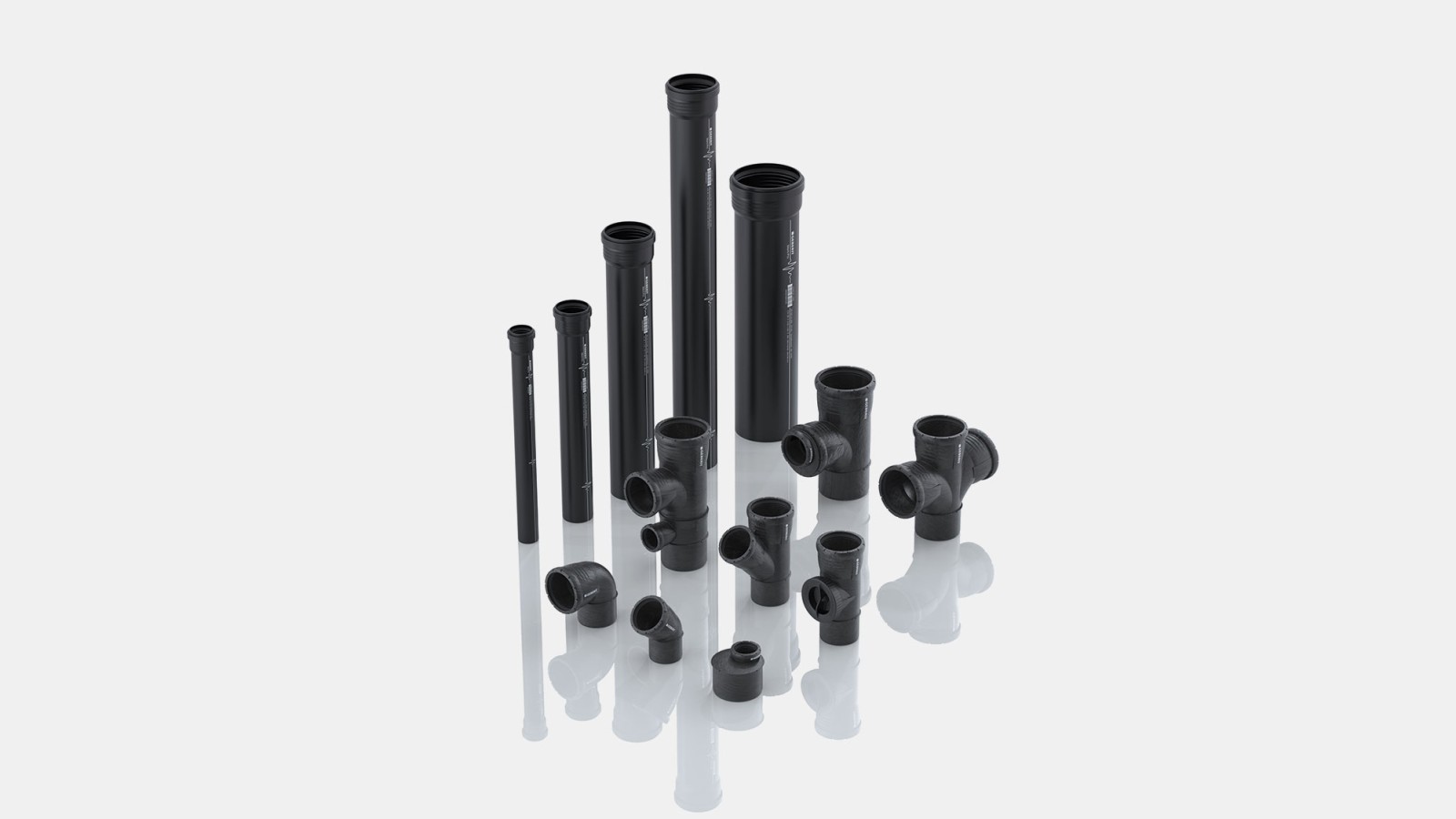 Fittings and pipelines of the Geberit Silent-Pro drainage system Fittings and pipelines of the Geberit Silent-Pro drainage system
