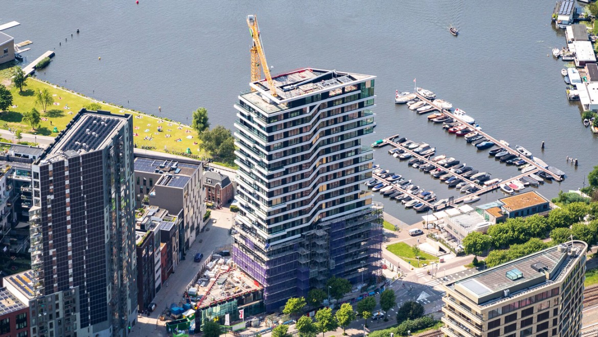 HAUT Amsterdam (©Team V Architecture / Jannes Linders / Topview Luchtfotografie)